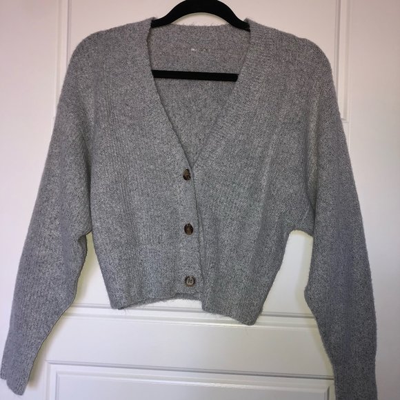 Knit Crop Sweater - Picture 1 of 3